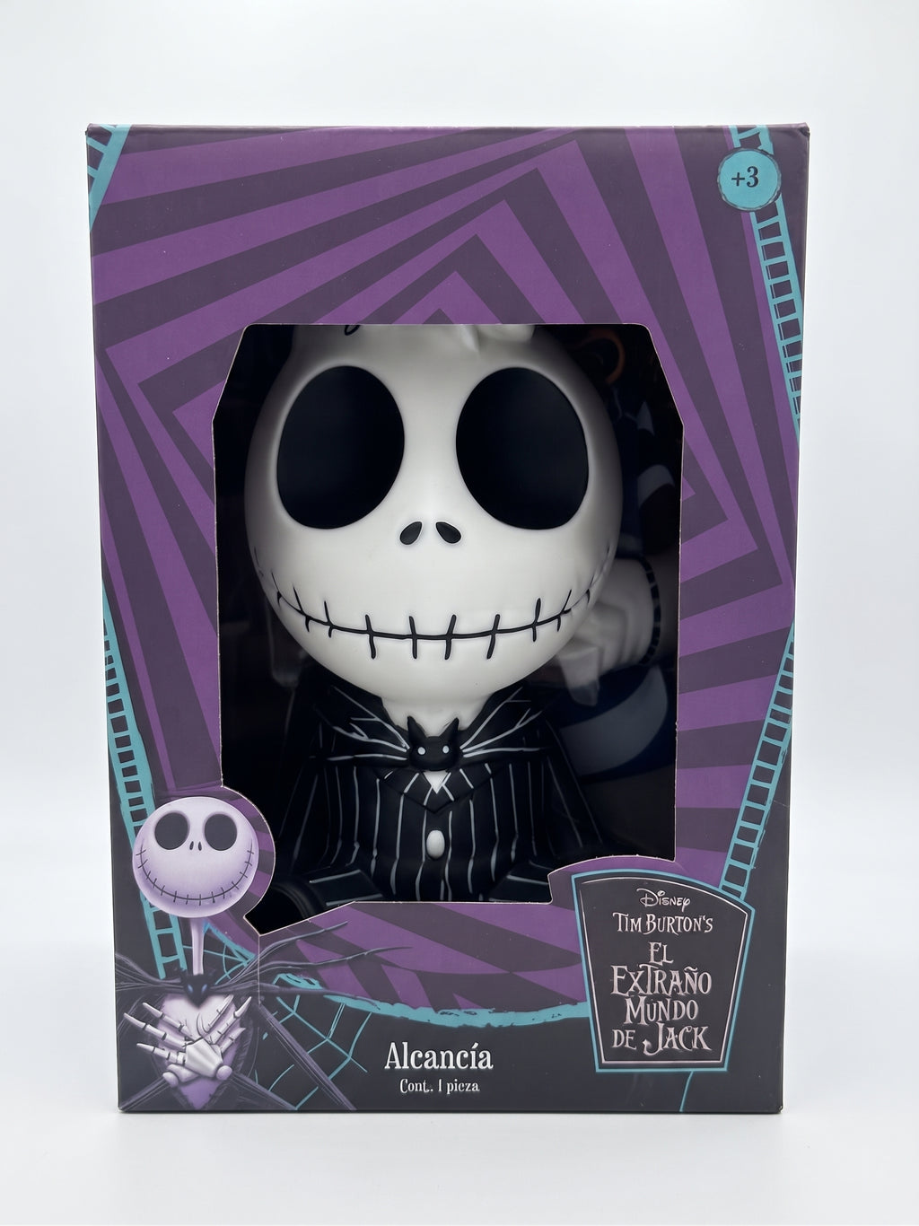 Alcancía De Jack Skellington Plástico Decoración Halloween Y Calavera