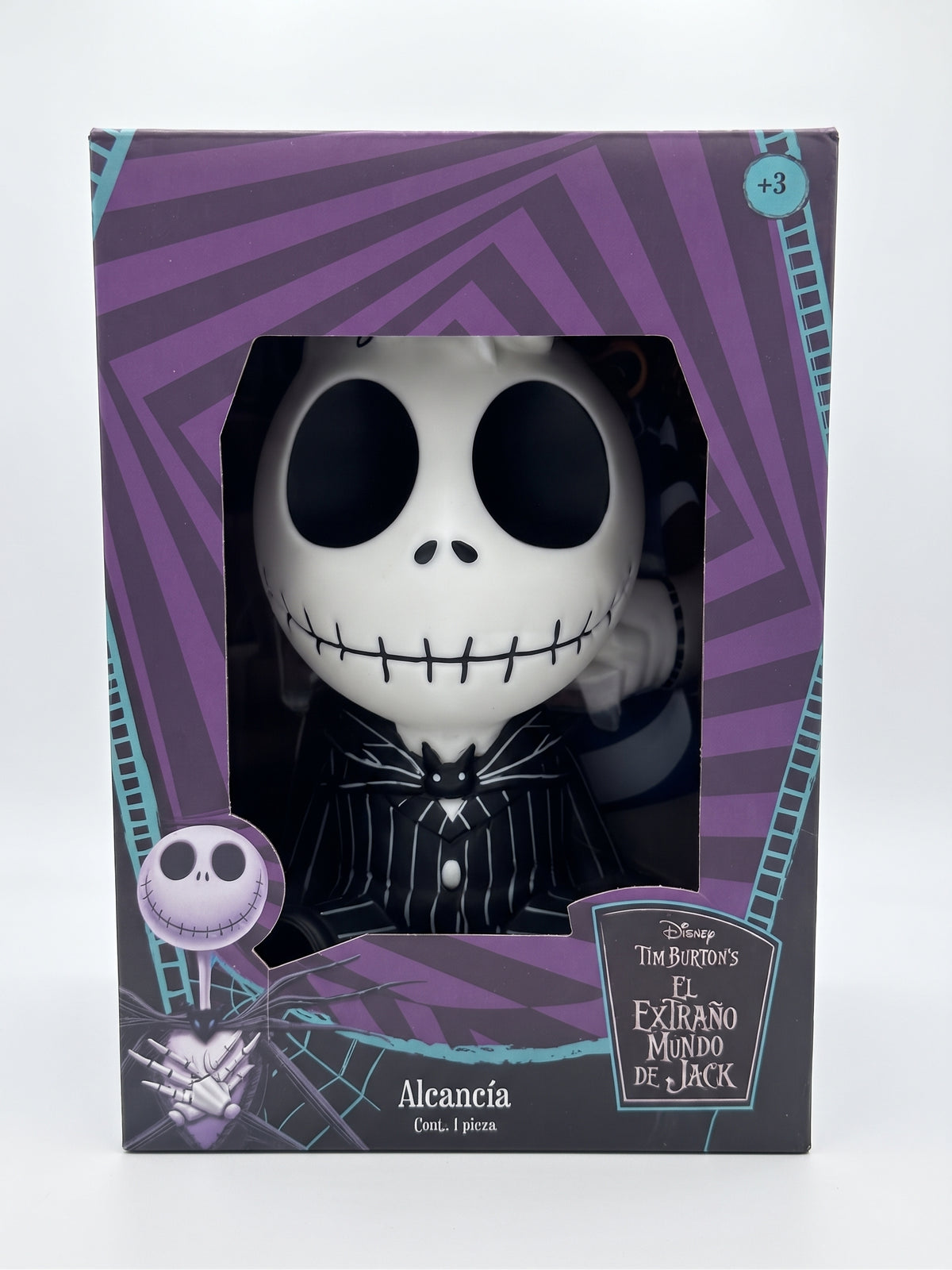 Alcancía De Jack Skellington Plástico Decoración Halloween Y Calavera