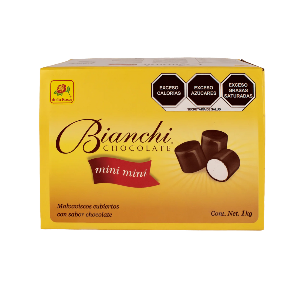 Bombón Bianchi De La Rosa Cubierto Sabor Chocolate | Malvavisco Tradicional