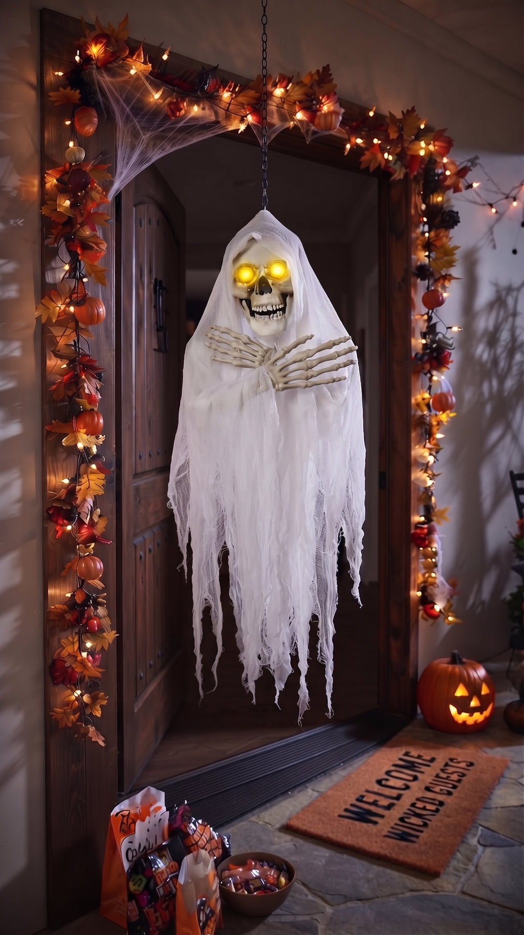 Colgante Terrorífico para Decoración de Halloween y Día de Muertos