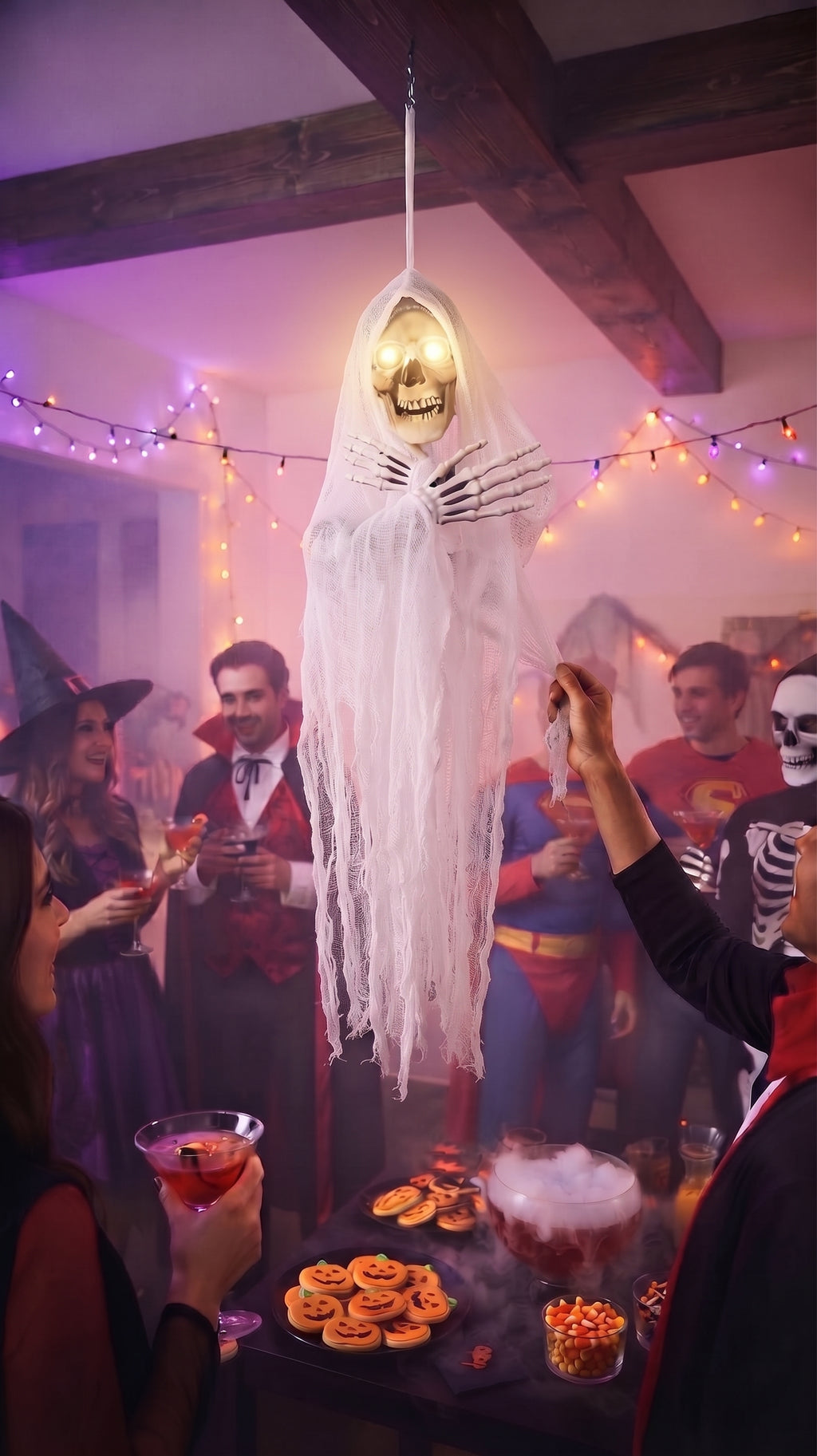 Colgante Terrorífico para Decoración de Halloween y Día de Muertos