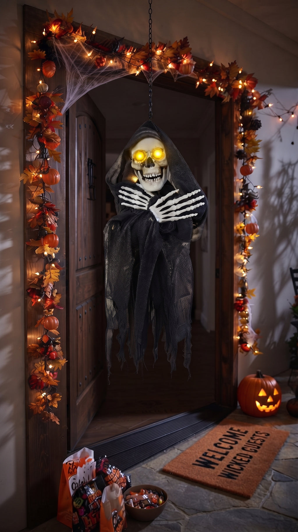 Colgante Terrorífico para Decoración de Halloween y Día de Muertos