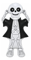 Globo Halloween Fiesta Adorno Esqueleto 72 X 149 Cm Negro