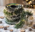 Caja de Escarcha Navideña 12 Piezas | Guirnaldas para Árbol de Navidad Caja por Mayoreo
