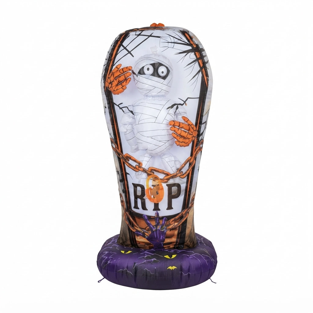 Globo Momia Ataud Halloween Fiesta Adorno Decoracion 67x117cm
