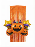Globo Metálico De Calabaza Halloween Adorno Fiesta Decoración