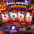 Malvaviscos Gomita Suave "Ojos de Risa" 300g bote | Dulces de Halloween