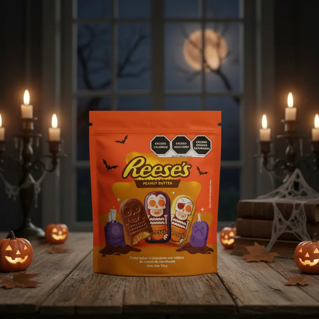 Resses Halloween Chocolate Con Crema De Cacahuate 450g