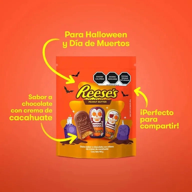 Resses Halloween Chocolate Con Crema De Cacahuate 450g