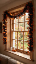 Escarcha Decorativa Halloween Con Calabazas Naviplastic Guirnalda 20 mts